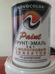 Грунт эмаль по ржавчине с молотковым эффектом 3 в 1 (2 литра) (Россия) 